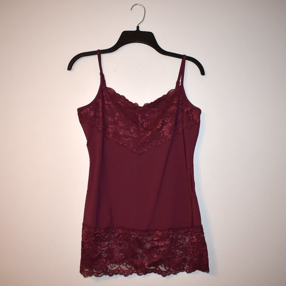 Studio Y Purple Stretch Lace Cami